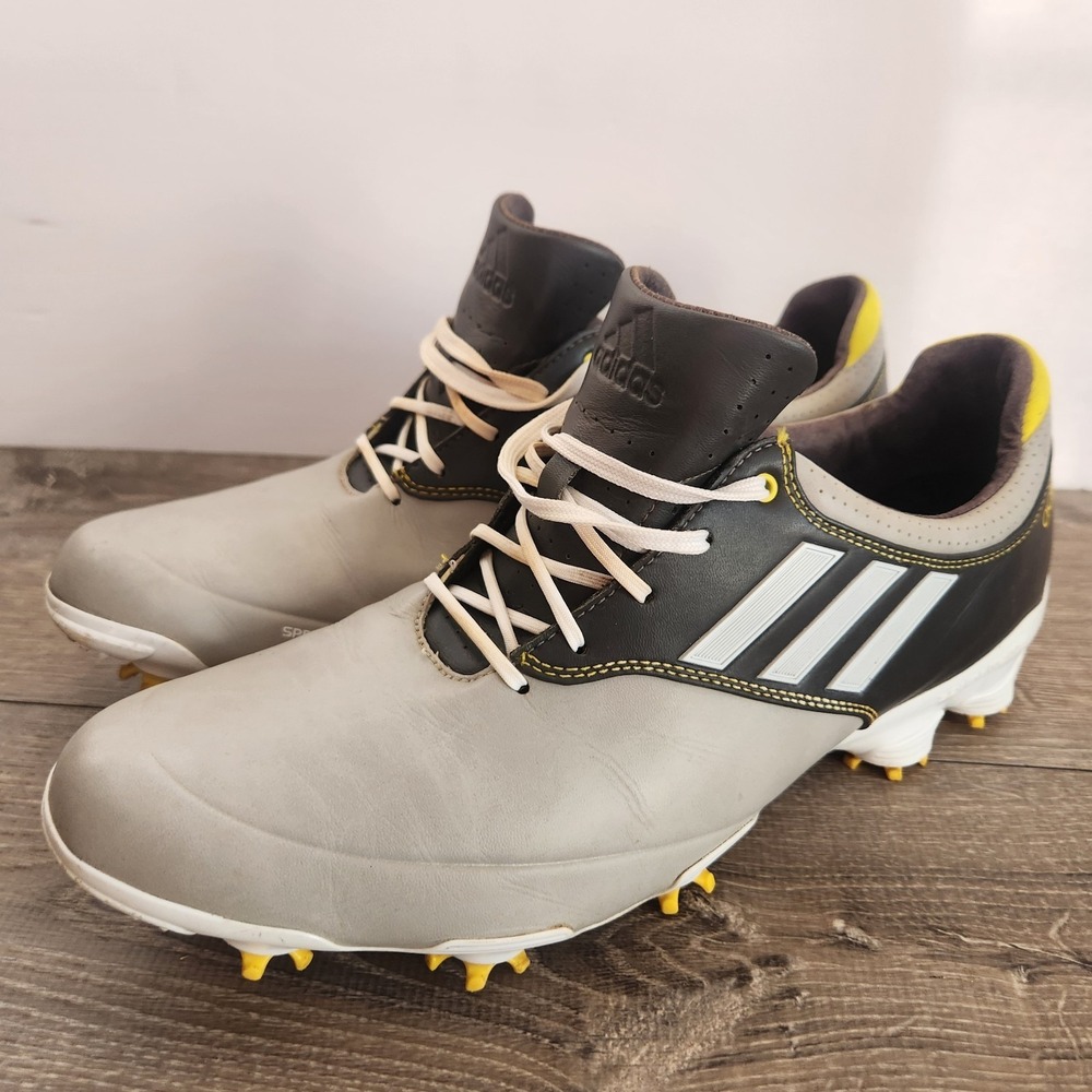 Adidas Adizero Tour Pro Sprintweb Golf Shoes Spikes Men's 11.5 Grey Sneakers